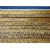Image 6 : 19 Vintage Advertising Yardsticks