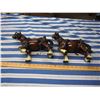 Image 3 : 2 TIMES THE MONEY: 2 Plastic Clydesdale Horse Figurines