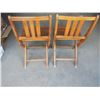 Image 4 : 2 TIMES THE MONEY: Wooden Folding Chairs