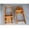 Image 5 : 2 TIMES THE MONEY: Wooden Folding Chairs