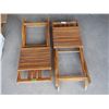 Image 6 : 2 TIMES THE MONEY: Wooden Folding Chairs