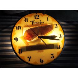 'Time for Shergood' Dairy Products Advertising Clock *see description
