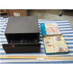 7 Solid Wood Brain Teasers and Playstation Game Holder