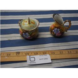 Cream and Sugar Set -Made in Japan