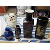 Image 4 : Lot of Ceramic Vases, Figurines, Mixing Bowls, Dog Bank, And More