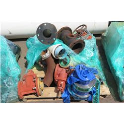 Contents of Pallet: Valves, Coupler, Caution Tape