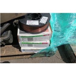 Contents of Pallet: Miller Wire Feeder, Super Arc L-56 Mig Wire, Filters, etc
