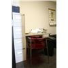 Image 1 : OFFICE WITH CONTENTS INCLUDES DESK,2 CHAIRS