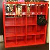 Image 1 : 16 CUBE SHOE RACK/SHELF -RED