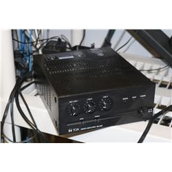 TOA SPEAKER AMPLIFIER INCLUDES 6 SPEAKERS