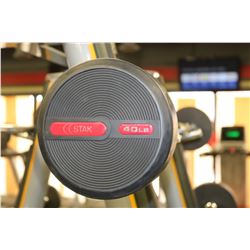 STAX WEIGHT ON BAR 40LB