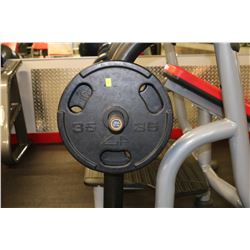 LOT OF 2 35LB WEIGHTS