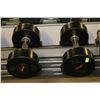 Image 1 : PAIR OF RUBBER DUMBELLS 25LBS