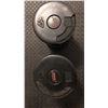 Image 1 : PAIR OF RUBBER DUMBELLS 50LBS