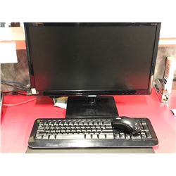 SAMSUNG MONITOR WITH KEYBOARD AND MOUSE