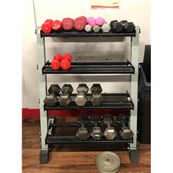 DUMBELL STACK INCLUDES WEIGHTS