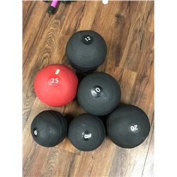 LOT OF 6 SLAM BALLS
