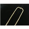 Image 2 : Ladies 14K Solid Yellow Gold Custom Made Tapered Rope