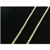 Image 3 : Ladies 14K Solid Yellow Gold Custom Made Tapered Rope