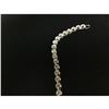 Image 3 : Custom Made 18K Solid White Gold Ladies Bracelet with