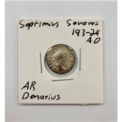 Septimius Severus 193-24 A.D - Silver Denarius