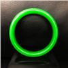 Image 1 : Solid Green Nephrite Jade Bangle