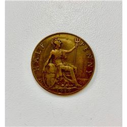 1919 1/2 Penny - George V