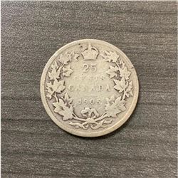 1905 25 Cents - Edward VII
