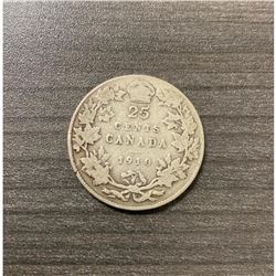 1910 25 Cents - Edward VII