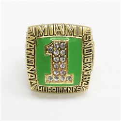 1989 Miami Hurricanes NCAA Football National Championship Ring - Stephan McGuire