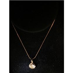 Elegant Opal Rhinestone Necklace