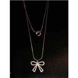 Contemporary Designer Rhinestone Necklace