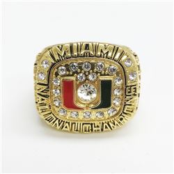 1991 Miami Hurricanes NCAA Football National Championship Ring - Dennis Erickson