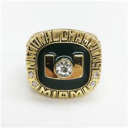 2002 Miami Hurricanes NCAA Football National Championship Ring - Boylan