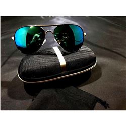 Super Cool Polarized UV 00 Sunglasses in Blue Frame w/Blue Lens' Â