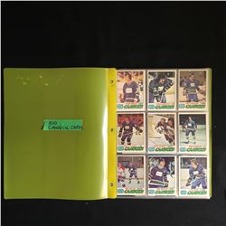 100 VANCOUVER CANUCKS HOCKEY CARDS (VARIOUS YEARS)