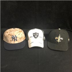 FOOTBALL/ BASEBALL CAP LOT