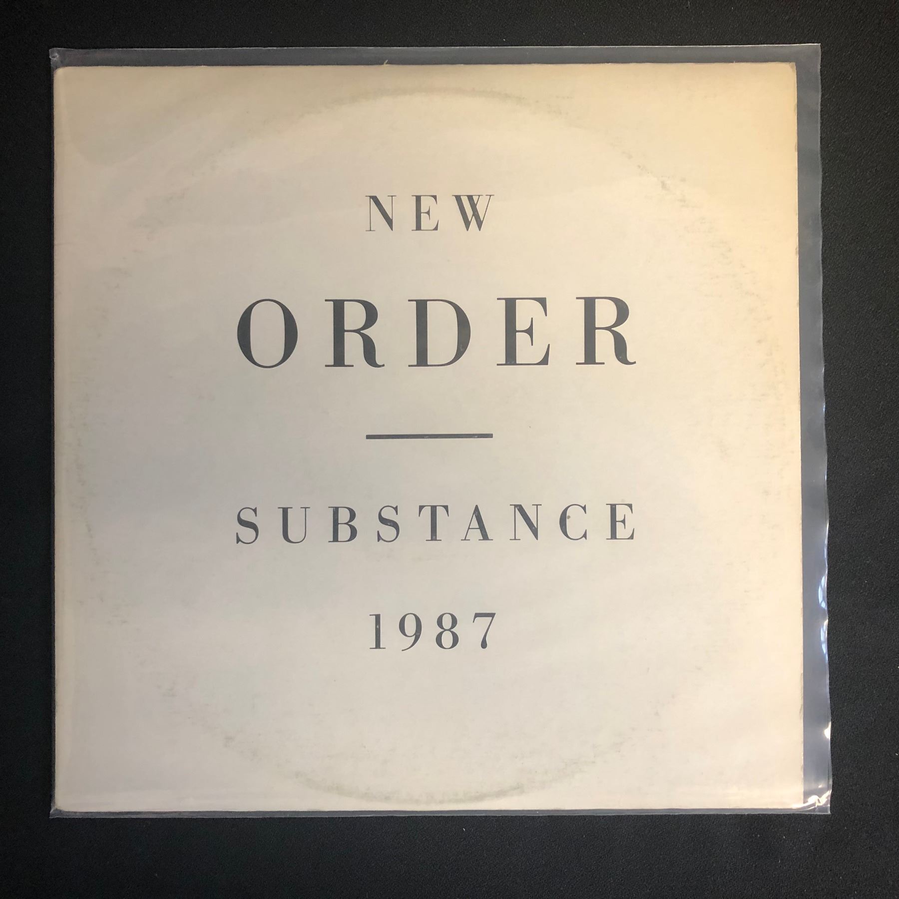 NEW ORDER "SUBSTANCE 1987" LP (ORIGINAL 2 DISCS)