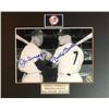 Image 2 : Joe DiMaggio & Mickey Mantle Dual Signed 8 X 10 Framed Photo (SCM COA)