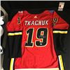 Image 1 : MATTHEW TKACHUK SIGNED FLAMES ADIDAS JERSEY (JSA COA)