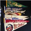 Image 1 : VINTAGE 70'S AND 80'S NHL PENNANT LOT