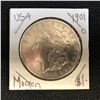 Image 1 : 1901 USA MORGAN SILVER DOLLAR (O)