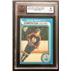 Image 1 : 1979 OPC WANE GRETZKY ROOKIE CARD ( GRADED KSA 4)