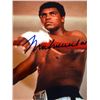 Image 2 : MUHAMMAD ALI SIGNED 8 X 10 DISPLAY FRAMED ( PHOTO IS 5 X7) WITH COA HOLO