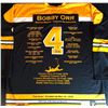 Image 1 : LE Bobby Orr Signed Bruins Stats Jersey (Autograph Authentic LOA) 45/144