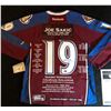 Image 1 : JOE SAKIC SIGNED AVALANCHE STATS JERSEY (AUTOGRAPH AUTHENTIC LOA) #123/199