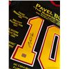 Image 2 : 9 LIMITED EDITION PAVEL BURE SIGNED CAREER STATS CANUCKS JERSEY #125/199 (AUTOGRAPH AUTHENTIC LOA)