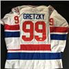 Image 1 : WAYNE GRETZKY SIGNED CUSTOM WHA ALL STAR JERSEY 1979 ( JSA COA)