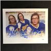 Image 1 : THE HANSON BROS. TRIPLE SIGNED 11 X 14 JSA COA)