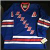 Image 3 : BRENDAN SHANAHAN SIGNED NY RANGERS ADIDAS JERSEY (AJ SPORTS COA)